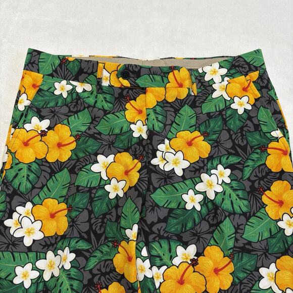 OppoSuits Tropical Treasure 2 Pc. Black Floral Suit Men’s Size 38 - Picture 12 of 16